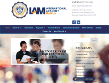 Tablet Screenshot of iamanila.com